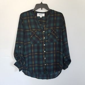 Alice Blue Stitch Fix Women's Sheer Blouse Size S